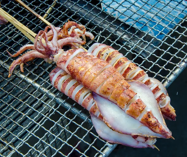 Calamari alla griglia — Foto Stock