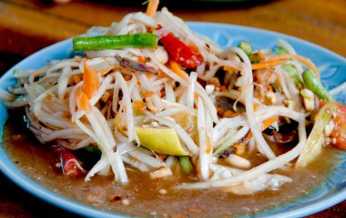 papaya salatası thail tarzı