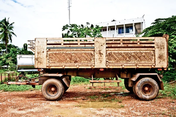 El semirremolque — Foto de Stock