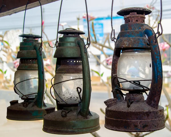 Vecchia lampada a paraffina — Foto Stock