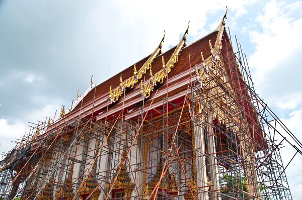 Templo está em construção — Fotografia de Stock