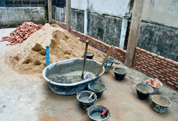 O equipamento do construtor — Fotografia de Stock