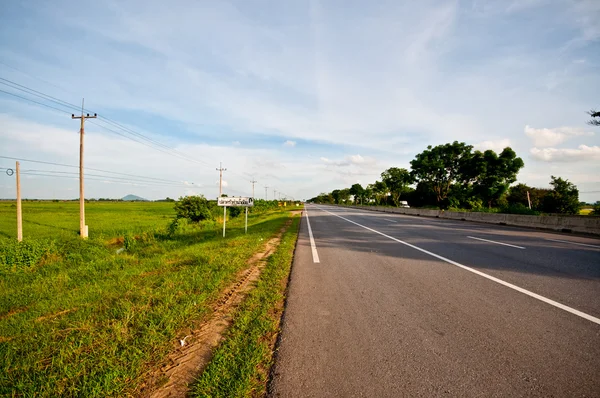De snelweg weg — Stockfoto