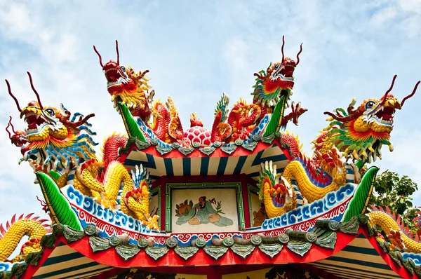 The Dragon pole — Stock Photo, Image