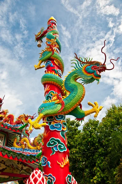 The Dragon pole — Stock Photo, Image