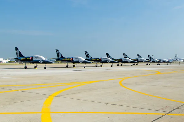 Bangkok Tayland - 23 Mart: Akrobatik Britling Jet takım Pe — Stok fotoğraf