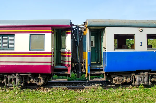 Wózek pasażerów trzeciej klasy pociągu — Zdjęcie stockowe
