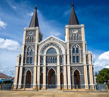 eski Roma Katolik Kilisesi Hıristiyanlık Chanthaburi ili