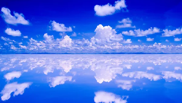 White cloud on sky background — Stock Photo, Image