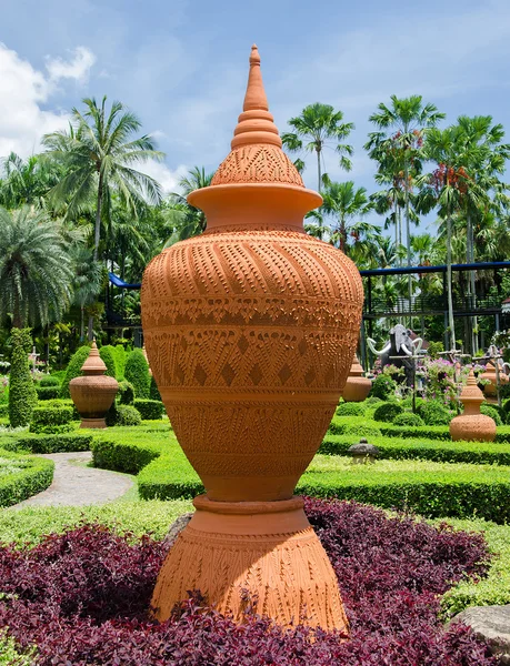 Clay pottery of thai style — Stock Photo, Image