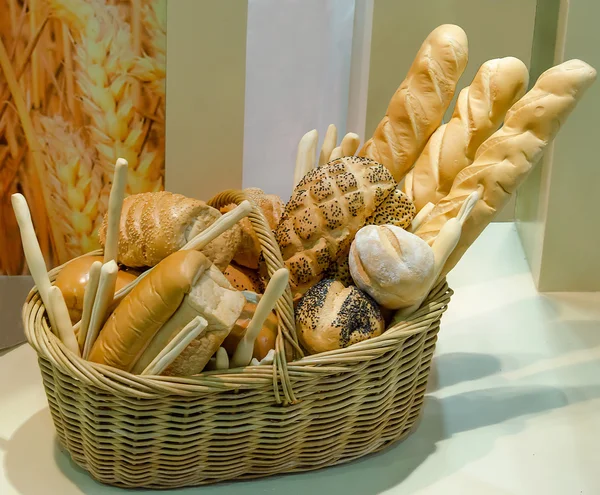 Diferentes tipos de pan fresco —  Fotos de Stock