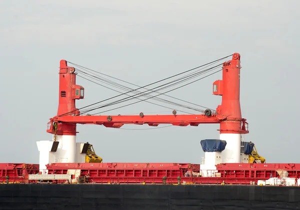 Sea cargo crane on sea — Stock Photo, Image