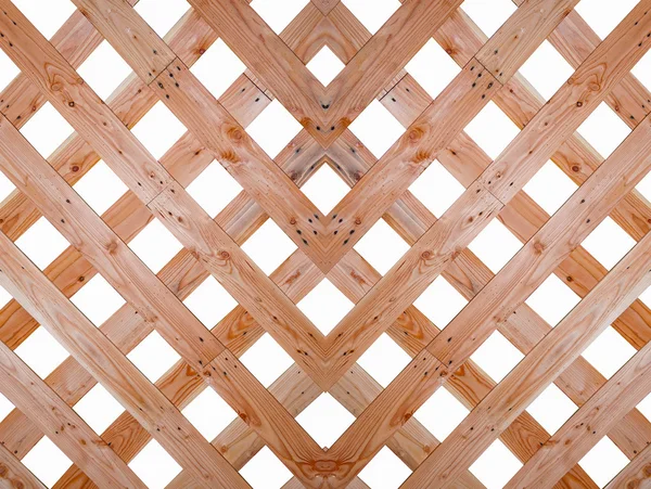 ahşap duvar beyaz zemin üzerine izole