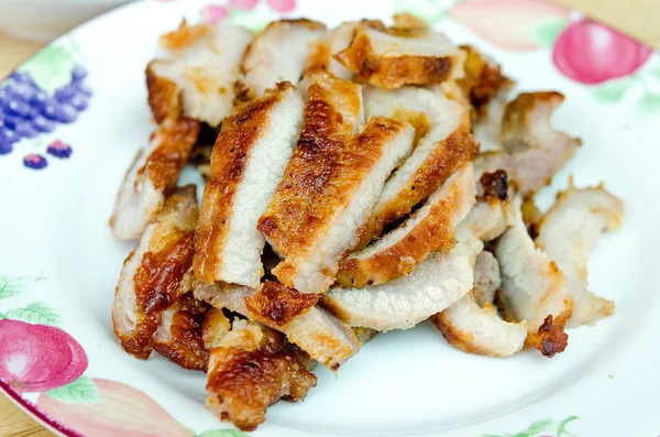 Grilled neck pork — Stock Photo, Image
