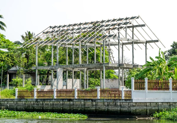 Hus under uppförande — Stockfoto