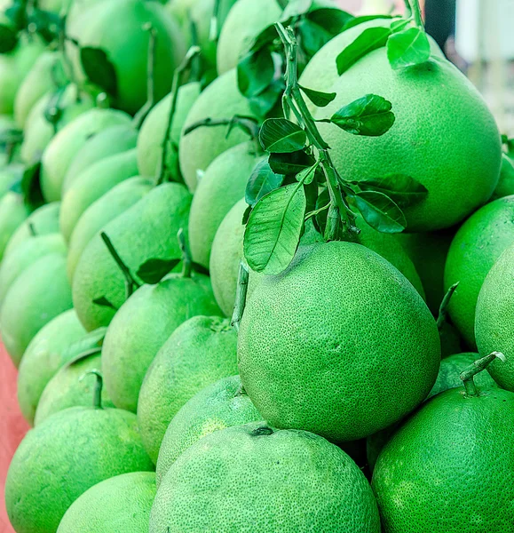 Närbild av pomelo — Stockfoto