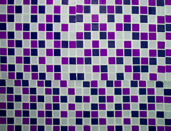 Kleurrijke keramische tegels wandversiering — Stockfoto