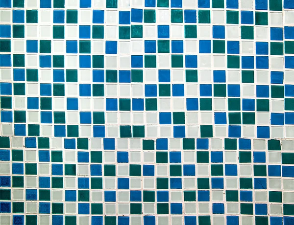 Färgglada keramiska plattor väggdekoration — Stockfoto
