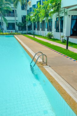 closeup merdiven Hotel Yüzme Havuzu