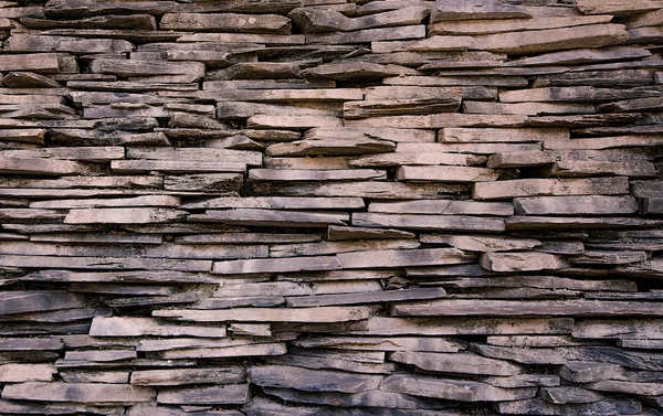 Tekstura tło Łupek kamienny mur — Zdjęcie stockowe