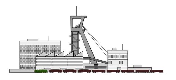 Grubenkomplex — Stockvektor