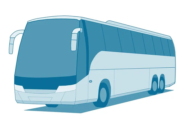 Bus autocar — Image vectorielle