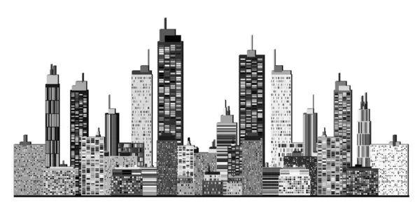Skyline de ville — Image vectorielle