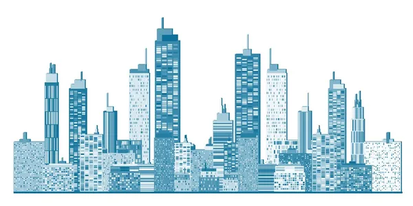 Ciudad Skyline — Archivo Imágenes Vectoriales