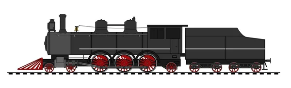 Dampflokomotive — Stockvektor