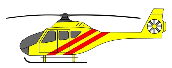 Ambulance helicopter — Stock Vector