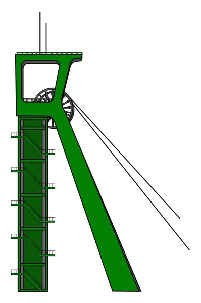 Torre de la mina — Vector de stock