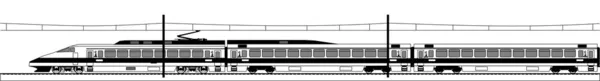 고속 열차 — 스톡 벡터