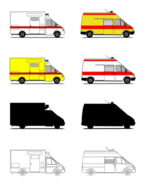 Ambulancia — Archivo Imágenes Vectoriales