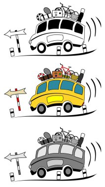 Koç otobüsleri karikatür