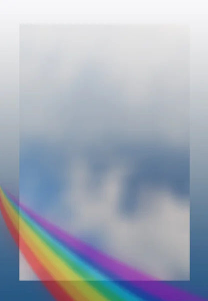 Rainbow frame — Stock Photo, Image