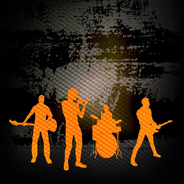 Groupe de guitare — Image vectorielle