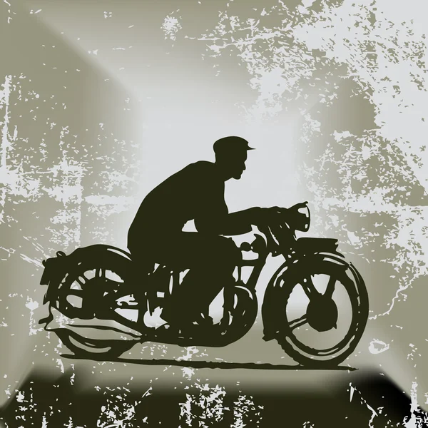 Vintage Motorcycle Background — Stock Vector