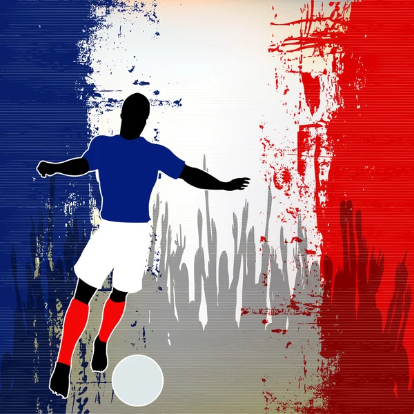 Calcio Francia — Vettoriale Stock
