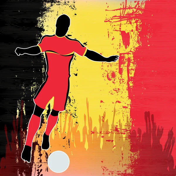 Piłka nożna Belgia — Wektor stockowy