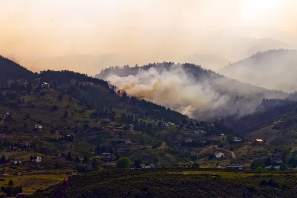 콜로라도에 높은 공원 야생 화재 — 스톡 사진