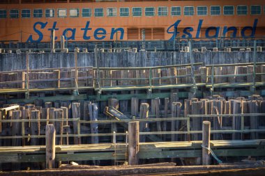 Staten Island Ferry NYC clipart