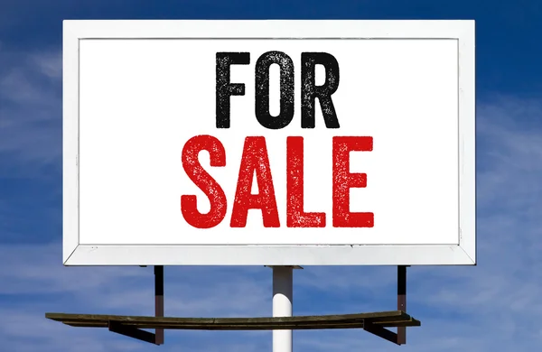 Satılık billboard işareti — Stok fotoğraf