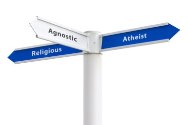 Religious Crossroads Sign clipart