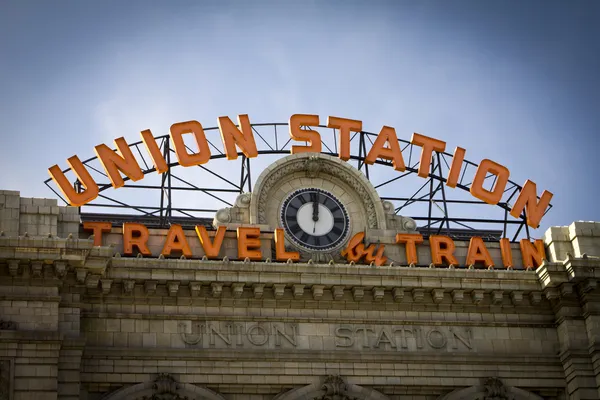 Union Station em Denver Colorado — Fotografia de Stock