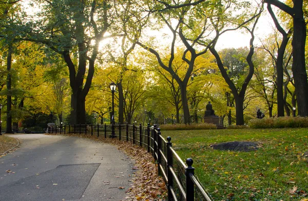 Parque Cetral en otoño - Ciudad de Nueva York —  Fotos de Stock