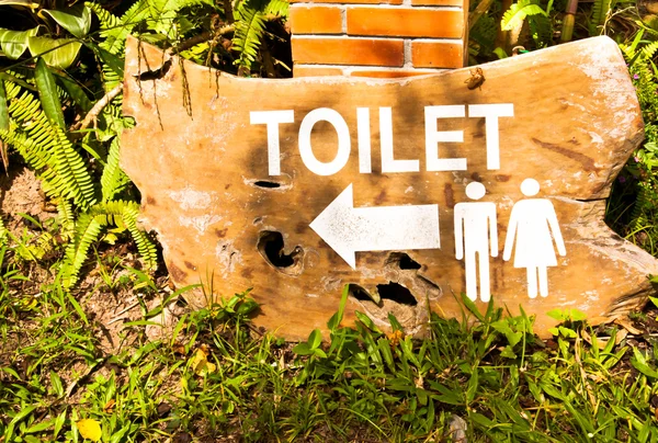 Туалет знаки . — стокове фото