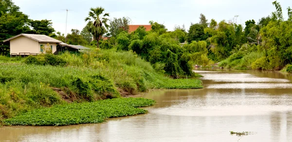 Canal in de landelijke — Stockfoto