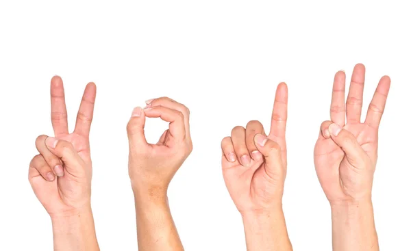 Hand Used as a symbol. — Stock Photo, Image