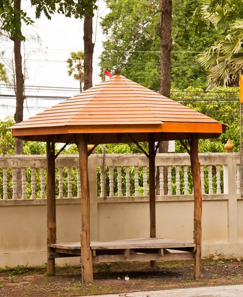 Wooden pavilion — Stock Photo, Image