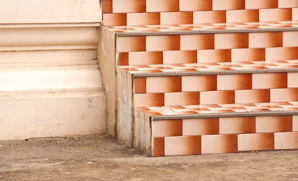 Veelkleurige trap. — Stockfoto